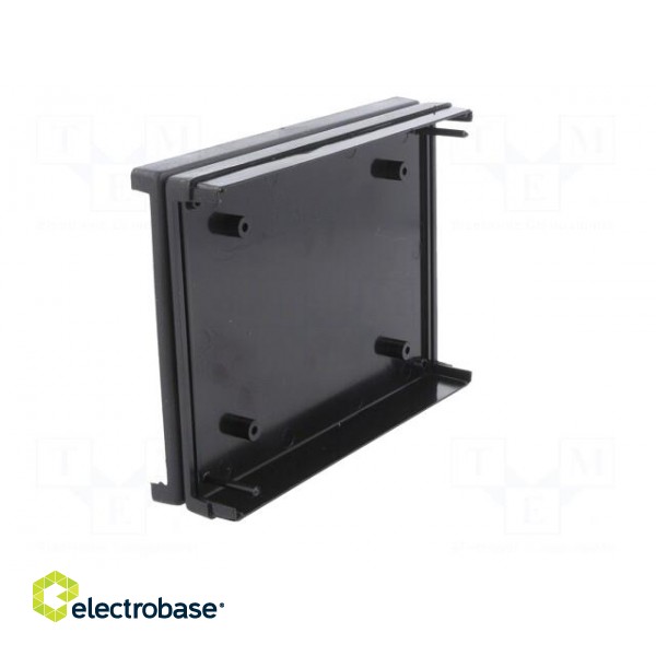 Enclosure: with panel | X: 94mm | Y: 129mm | Z: 25mm | ABS | black image 3