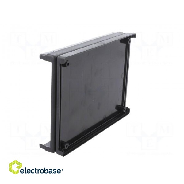 Enclosure: with panel | X: 94mm | Y: 129mm | Z: 25mm | ABS | black image 7