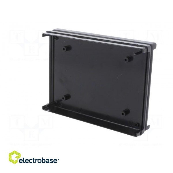 Enclosure: with panel | X: 94mm | Y: 129mm | Z: 25mm | ABS | black image 5