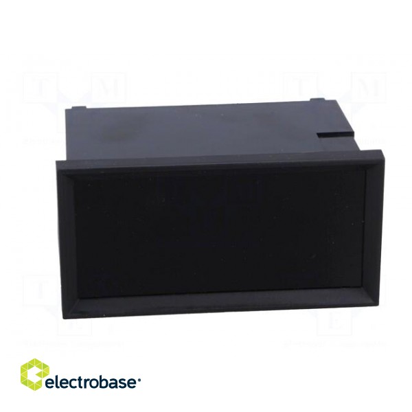 Enclosure: panel | X: 96mm | Y: 75mm | Z: 48mm | ABS | black | Panel mat: ABS image 9