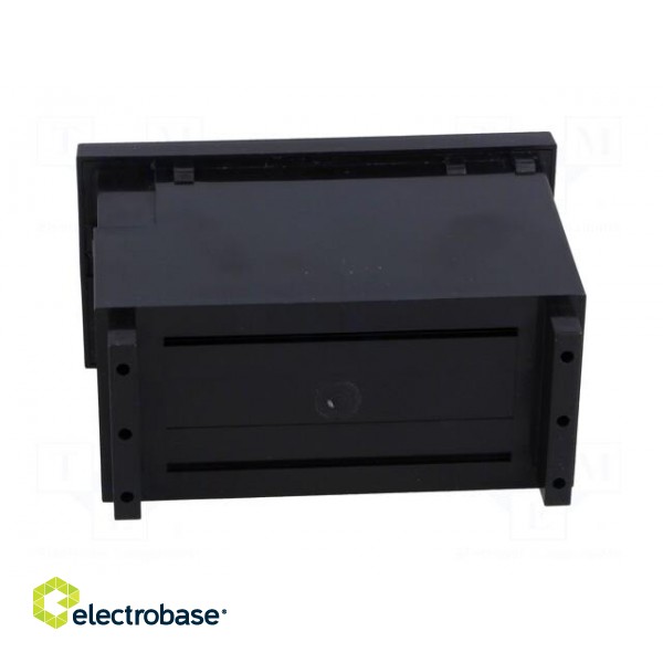 Enclosure: panel | X: 96mm | Y: 75mm | Z: 48mm | ABS | black | Panel mat: ABS фото 5