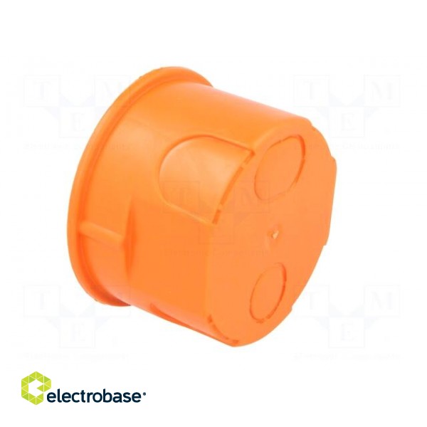 Enclosure: back box | Ø: 60mm | Z: 40mm | plaster embedded | IP30 paveikslėlis 4
