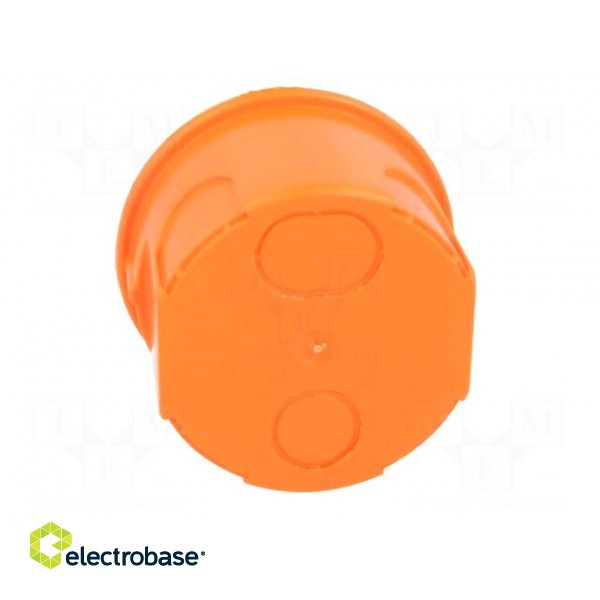 Enclosure: back box | Ø: 60mm | Z: 40mm | plaster embedded | IP30 paveikslėlis 5