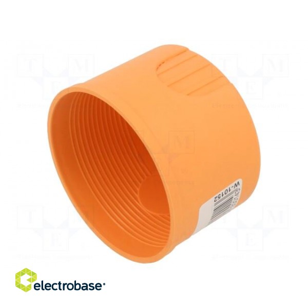 Enclosure: junction box | Ø: 60mm | Z: 40mm | plaster embedded | orange
