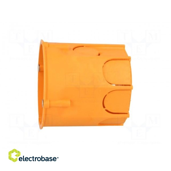 Enclosure: back box | Ø: 60mm | Z: 62mm | plaster embedded | IP30 | deep paveikslėlis 3