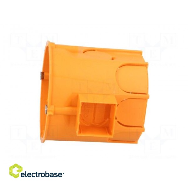 Enclosure: back box | Ø: 60mm | Z: 62mm | plaster embedded | IP30 | deep фото 3