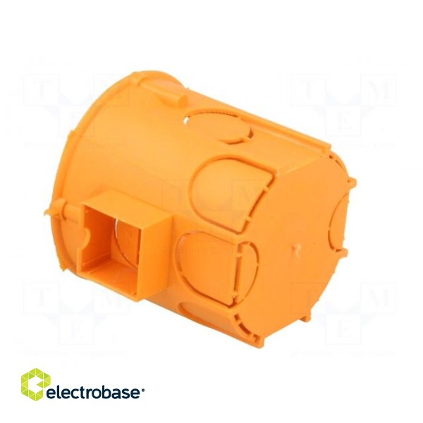 Enclosure: back box | Ø: 60mm | Z: 62mm | plaster embedded | IP30 | deep paveikslėlis 4