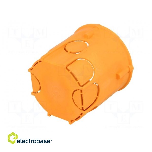 Enclosure: back box | Ø: 60mm | Z: 62mm | plaster embedded | IP30 | deep фото 6