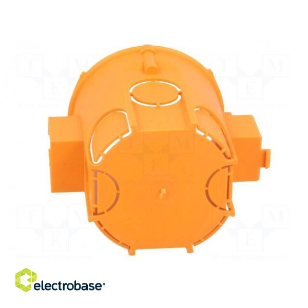 Enclosure: back box | Ø: 60mm | Z: 62mm | plaster embedded | IP30 | deep paveikslėlis 5