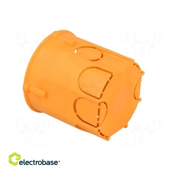 Enclosure: back box | Ø: 60mm | Z: 62mm | plaster embedded | IP30 | deep фото 4