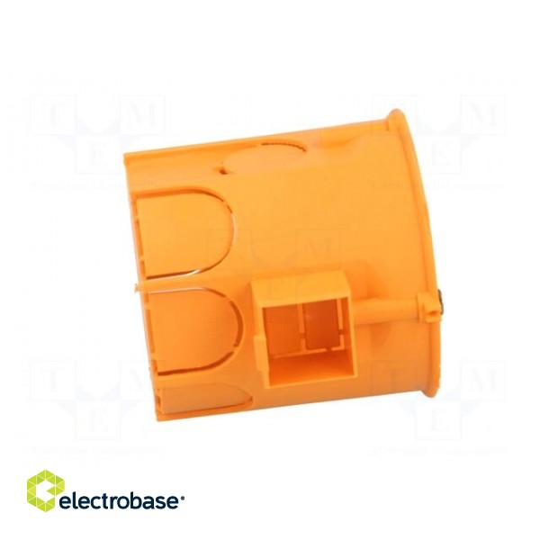Enclosure: back box | Ø: 60mm | Z: 62mm | plaster embedded | IP30 | deep фото 7