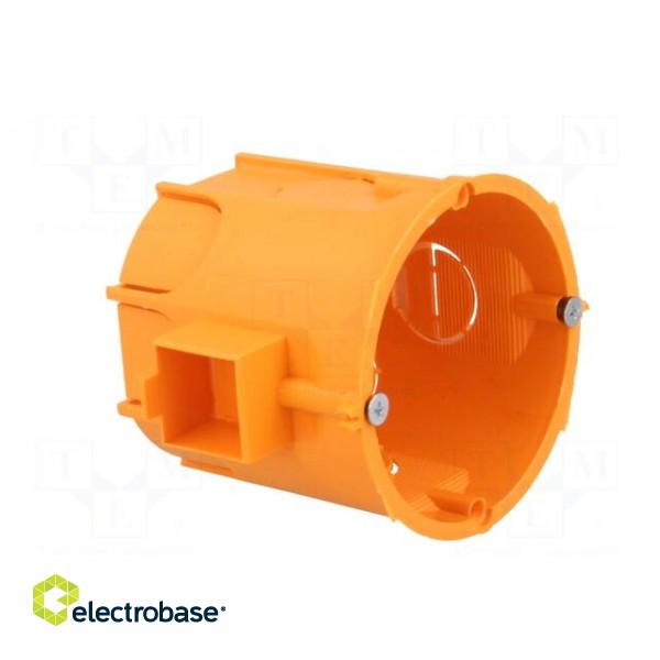 Enclosure: back box | Ø: 60mm | Z: 62mm | plaster embedded | IP30 | deep paveikslėlis 8