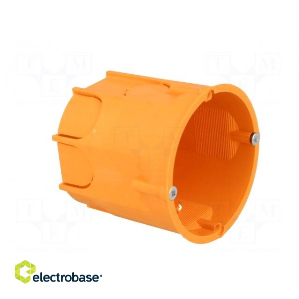 Enclosure: back box | Ø: 60mm | Z: 62mm | plaster embedded | IP30 | deep фото 8