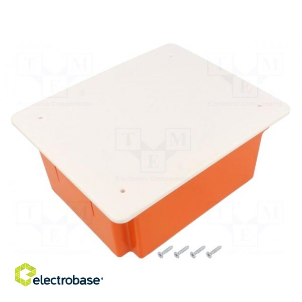 Enclosure: junction box | X: 145mm | Y: 175mm | Z: 141mm | ABS | IP20 image 1