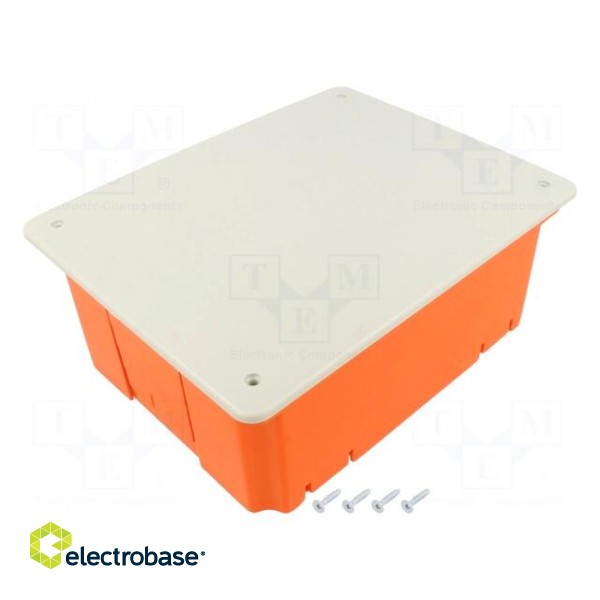 Enclosure: junction box | X: 165mm | Y: 210mm | Z: 150mm | ABS | IP20 image 1