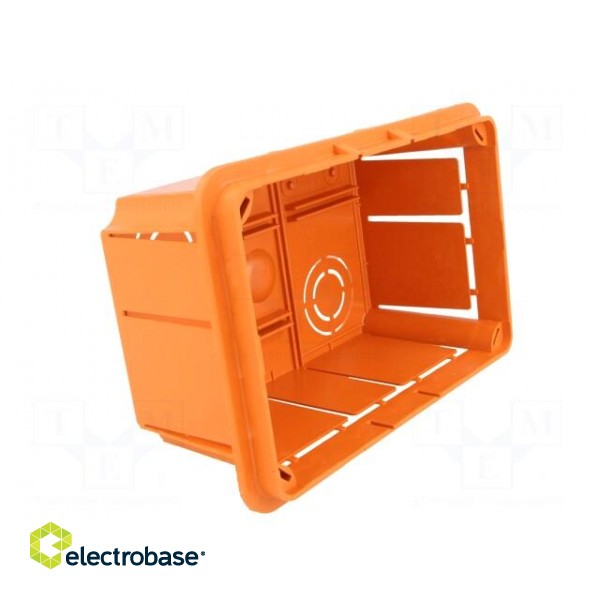 Enclosure: back box | X: 98mm | Y: 153mm | Z: 70mm | plaster embedded paveikslėlis 3