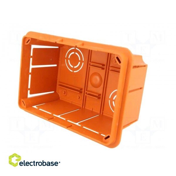 Enclosure: back box | X: 98mm | Y: 153mm | Z: 70mm | plaster embedded фото 5