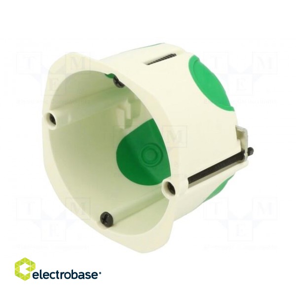 Enclosure: junction box | Ø: 71mm | Z: 47mm | plaster embedded | IP20 image 1