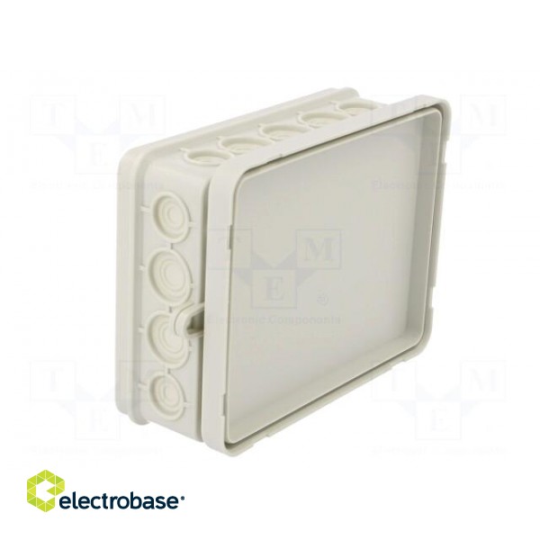 Enclosure: junction box | X: 100mm | Y: 125mm | Z: 40mm | polyetylene фото 7