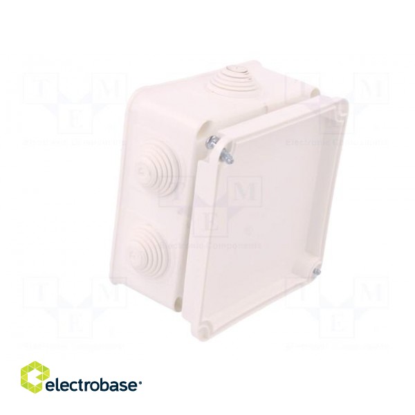 Enclosure: junction box | X: 108mm | Y: 108mm | Z: 58mm | wall mount image 6