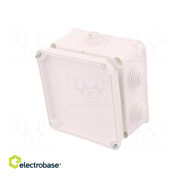 Enclosure: junction box | X: 108mm | Y: 108mm | Z: 58mm | wall mount image 8