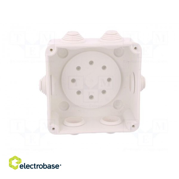 Enclosure: junction box | X: 108mm | Y: 108mm | Z: 58mm | wall mount image 3