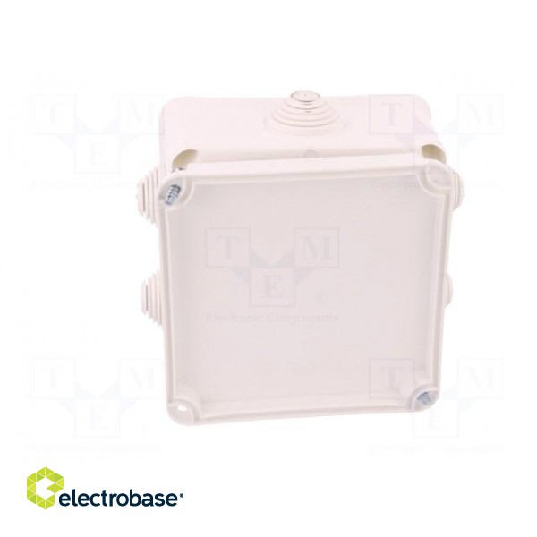 Enclosure: junction box | X: 108mm | Y: 108mm | Z: 58mm | wall mount image 7