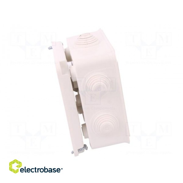 Enclosure: junction box | X: 108mm | Y: 108mm | Z: 58mm | wall mount image 9