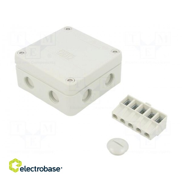 Enclosure: junction box | X: 110mm | Y: 110mm | Z: 51mm | IP67 фото 1