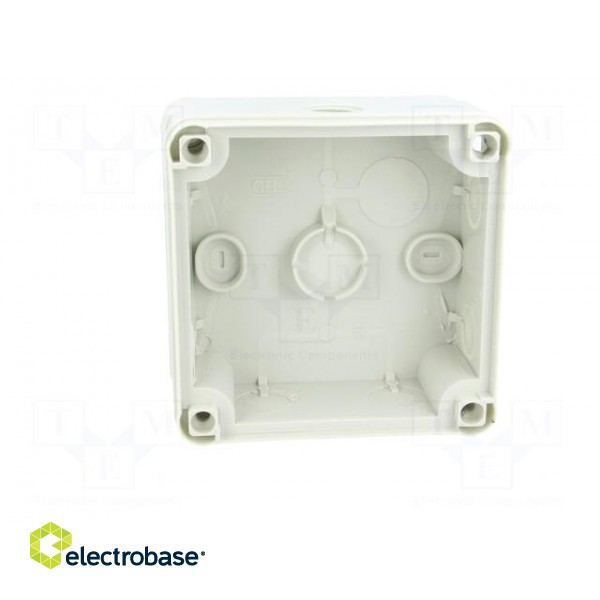 Enclosure: junction box | X: 110mm | Y: 110mm | Z: 51mm | polypropylene image 4