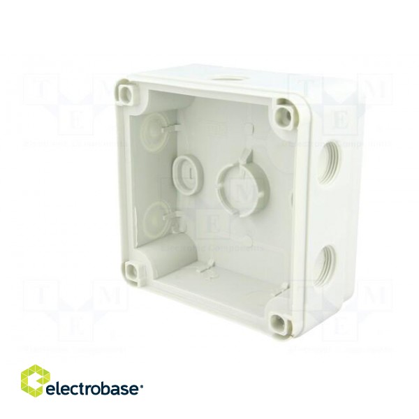 Enclosure: junction box | X: 110mm | Y: 110mm | Z: 51mm | polypropylene image 5