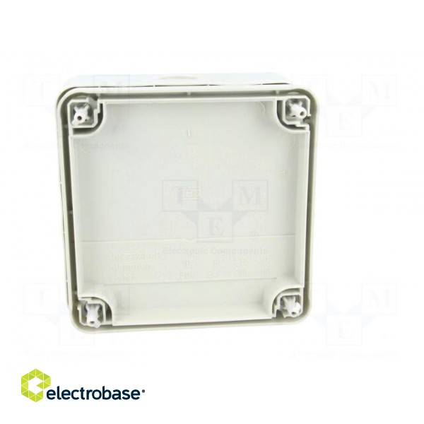 Enclosure: junction box | X: 110mm | Y: 110mm | Z: 51mm | polypropylene image 8