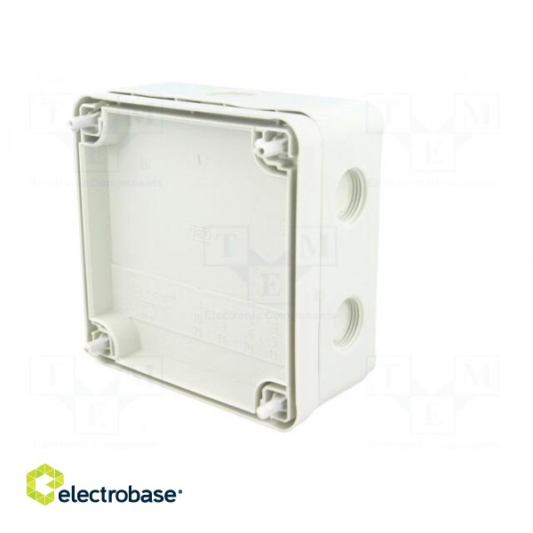 Enclosure: junction box | X: 110mm | Y: 110mm | Z: 51mm | polypropylene image 9