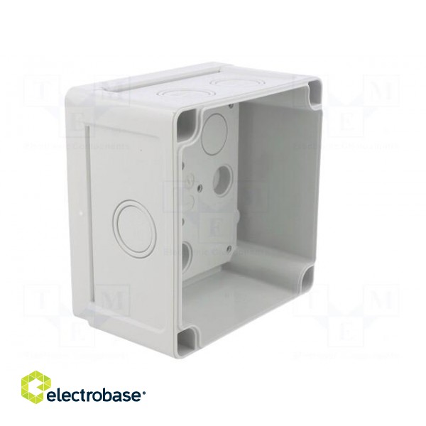 Enclosure: junction box | X: 110mm | Y: 110mm | Z: 65mm | wall mount | ABS фото 3