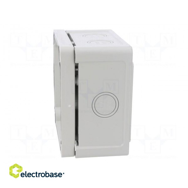 Enclosure: junction box | X: 110mm | Y: 110mm | Z: 65mm | wall mount | ABS image 10