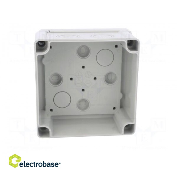 Enclosure: junction box | X: 110mm | Y: 110mm | Z: 65mm | wall mount | ABS фото 4