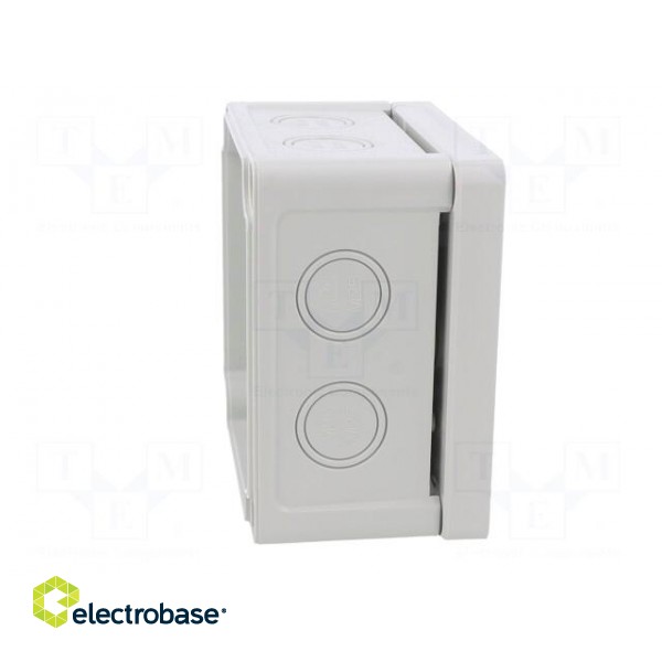 Enclosure: junction box | X: 110mm | Y: 110mm | Z: 65mm | wall mount | ABS фото 6