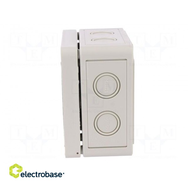 Enclosure: junction box | X: 110mm | Y: 110mm | Z: 66mm | polystyrene image 9