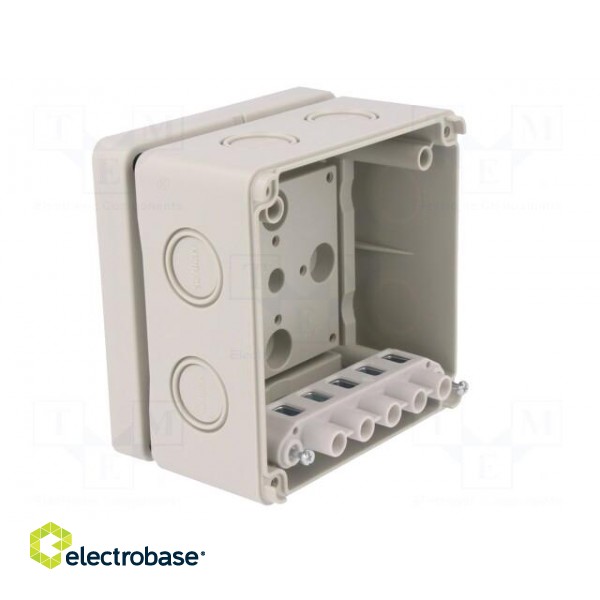 Enclosure: junction box | X: 110mm | Y: 110mm | Z: 67mm | polystyrene image 3