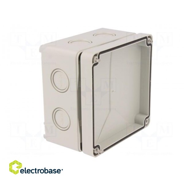 Enclosure: junction box | X: 110mm | Y: 110mm | Z: 67mm | polystyrene image 7