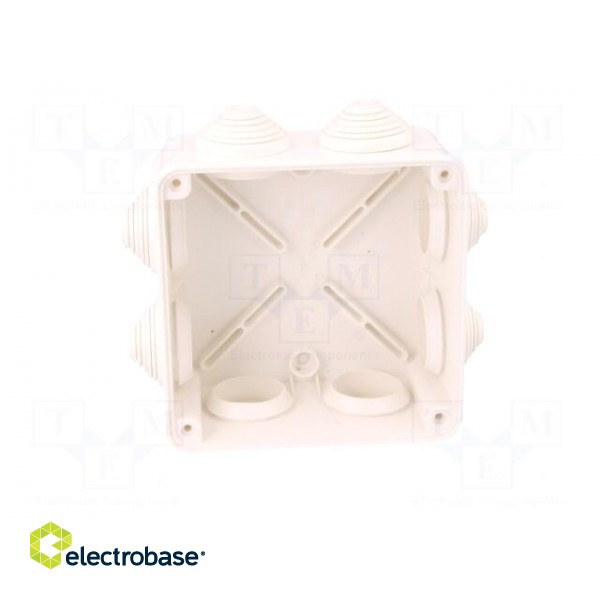 Enclosure: junction box | X: 110mm | Y: 110mm | Z: 67mm | wall mount image 3