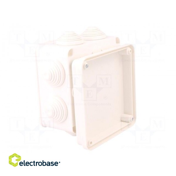Enclosure: junction box | X: 110mm | Y: 110mm | Z: 67mm | wall mount image 6