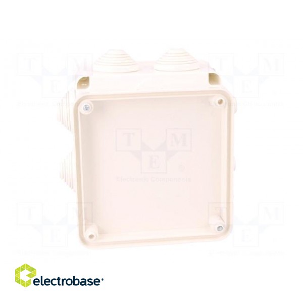 Enclosure: junction box | X: 110mm | Y: 110mm | Z: 67mm | wall mount image 7