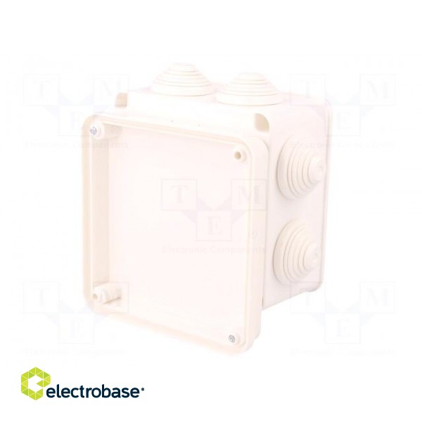 Enclosure: junction box | X: 110mm | Y: 110mm | Z: 67mm | wall mount image 8