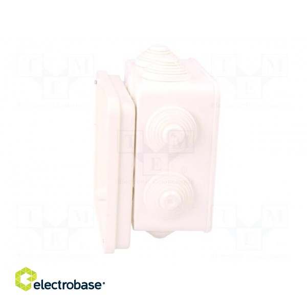 Enclosure: junction box | X: 110mm | Y: 110mm | Z: 67mm | wall mount image 9