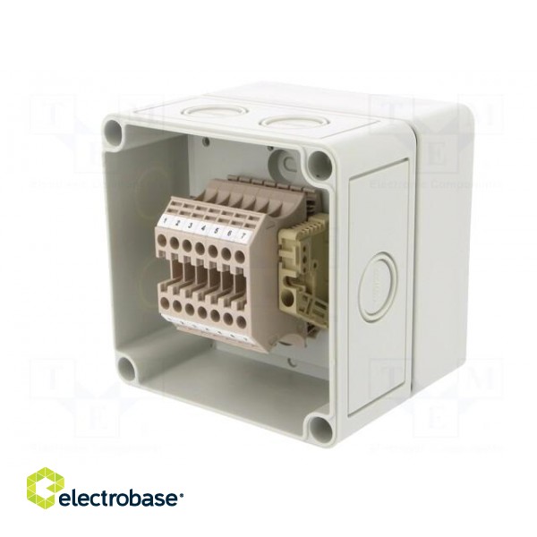 Enclosure: junction box | X: 110mm | Y: 110mm | Z: 90mm | polystyrene image 6