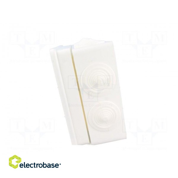 Enclosure: junction box | X: 110mm | Y: 190mm | Z: 70mm | IP65 | white image 10