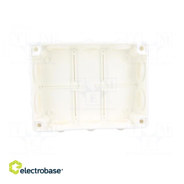 Enclosure: junction box | X: 110mm | Y: 190mm | Z: 70mm | IP65 | white image 4