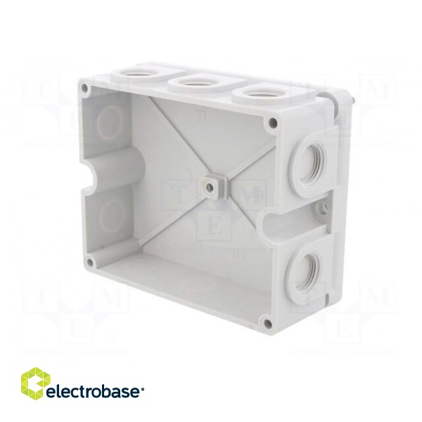 Enclosure: junction box | X: 111mm | Y: 136mm | Z: 57mm | duroplast | IP54 фото 5