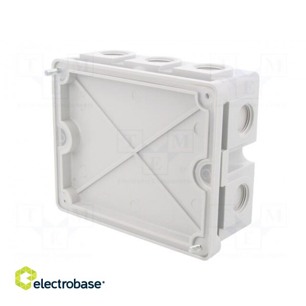 Enclosure: junction box | X: 111mm | Y: 136mm | Z: 57mm | duroplast | IP54 фото 9